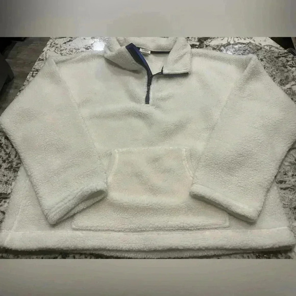 Size XL women’s Sherpa quarter zip J CREW - Picture 1 of 6